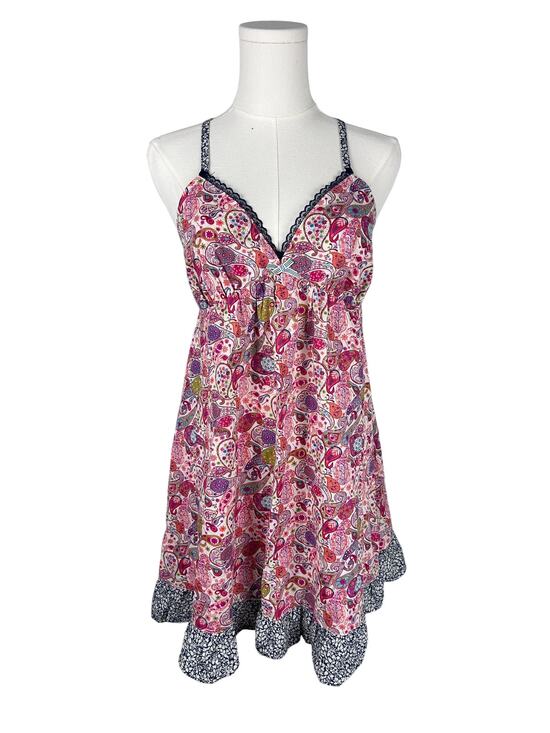 liberty Dresses & Skirts - Liberty Target Y2K Cottage Multicolored Patterned Paisley Print Slip Sundress M